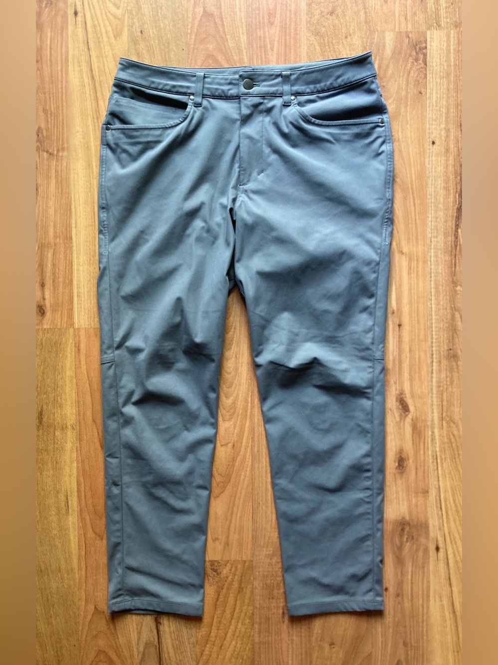 Lululemon ABC Warpstreme Joggers Pants Stretch Gray Mens 31 x 27 Inseam